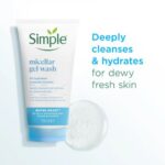 Simple Water Boost Micellar Facial Gel Face Wash – 150ml - Image 4