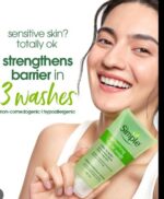 Simple Kind to Skin Refreshing Facial Gel Face Wash – 150ml - Image 3