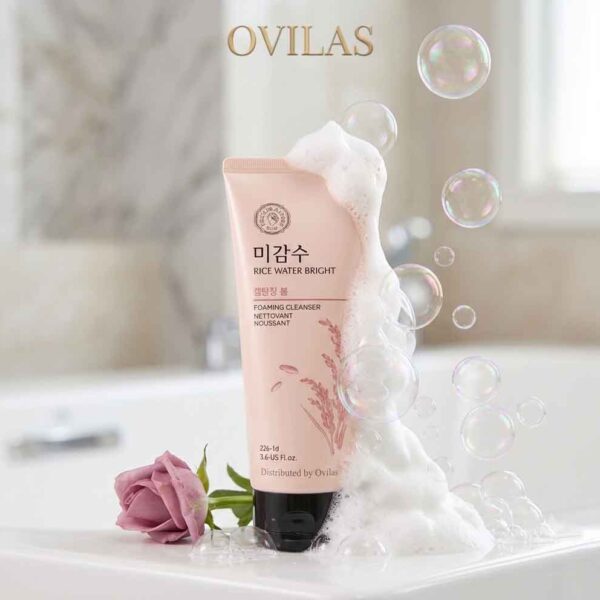 Rice Water Brightening Gentle Cleanser – For Radiant & Glowy Skin
