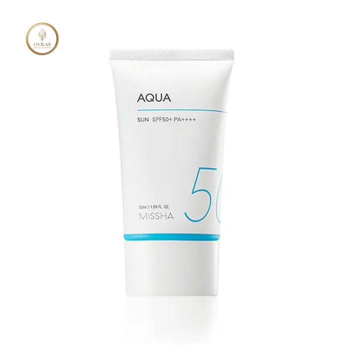 missha sun 3 MISSHA All Around Safe Block Aqua Sun Gel (SPF50+/PA++++) - 50ml - Image 1