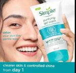 Simple Daily Skin Detox Purifying Gel face Wash – 150ml - Image 3