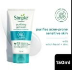 Simple Daily Skin Detox Purifying Gel face Wash – 150ml - Image 4