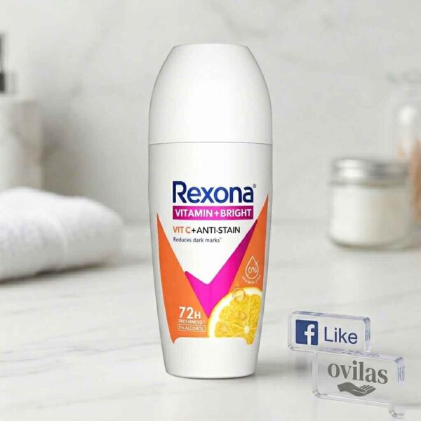 Rexona Deodorant Antiperspirant Roll-On  (Vitamin +Bright / Rose Glow) - 45ml