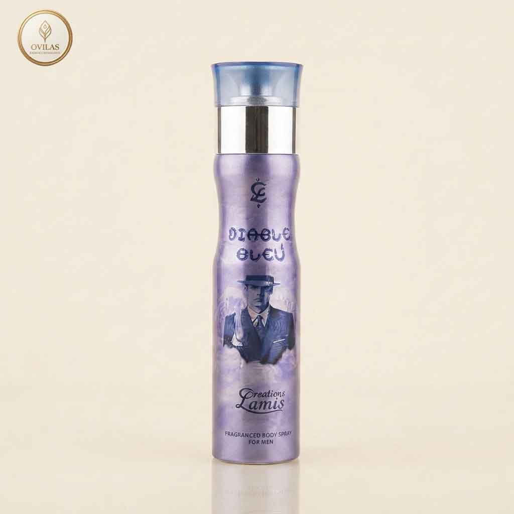 Diable Bleu Fragranced Body Spray for Men (3) Diable Bleu Fragranced Body Spray for Men - Creations Lamis - Image 1