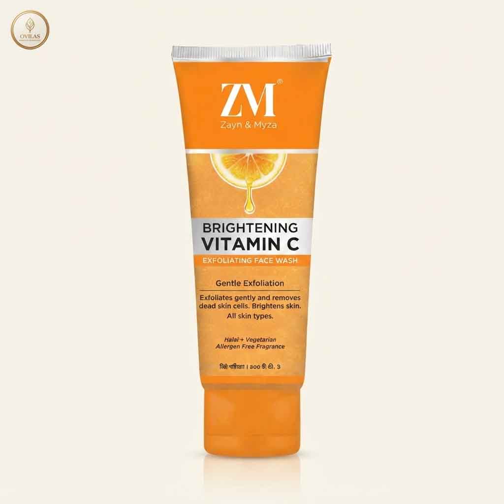 ZM Zayn & Myza facewash (1) copy ZM Zayn & Myza Brightening Vitamin C Exfoliating Face Wash - Image 1