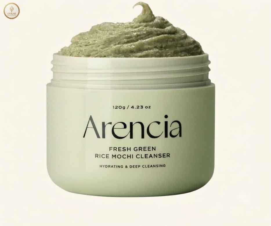 arencia green cleanser 4 Arencia Fresh Green Rice Mochi Cleanser (120g) - Image 1