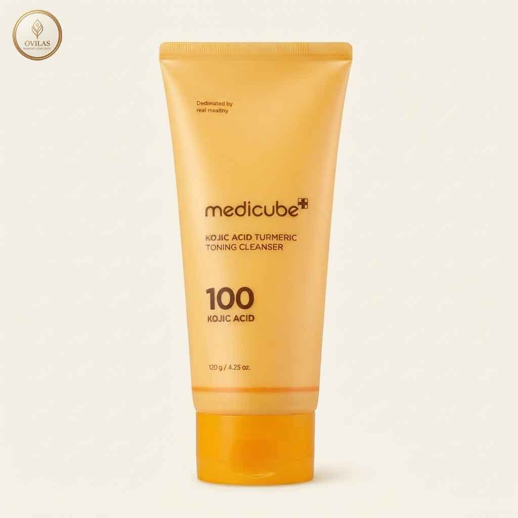 medicube kojic acid cleanser 4 Medicube Kojic Acid Turmeric Toning Cleanser (120g) - Image 1