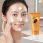 BIOAQUA Papaya Purifying Moisturizing Cleanser (100g) - Image 4
