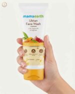 Mamaearth Ubtan Natural Glow Face Wash with Turmeric & Saffron for Tan Removal – 100ml - Image 2