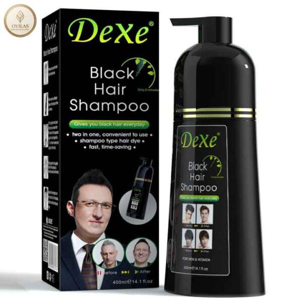 Dexe Black Hair Shampoo (ডেক্স ব্ল্যাক হেয়ার শ্যাম্পু) - ৪০০ মিলি