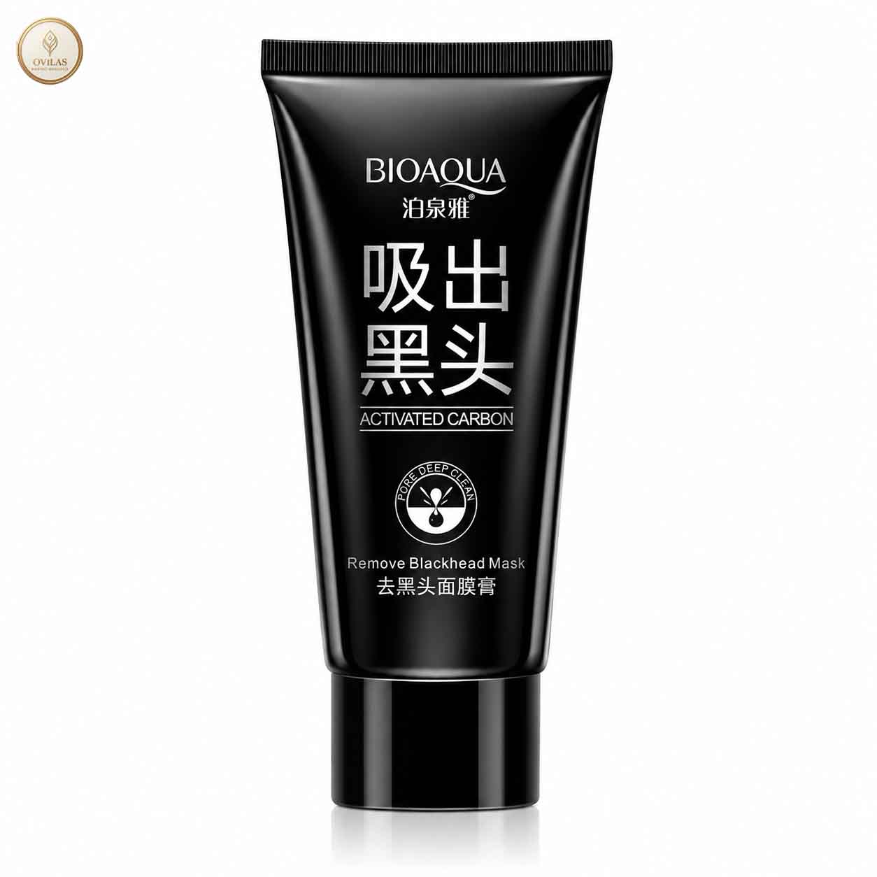 bioaqua mask (1) BIOAQUA Activated Carbon Remove Blackhead Mask 60g | Charcoal Peel-Off Mask - Image 1