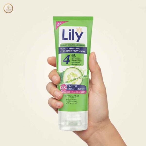Lily Ultimate Refreshing Cucumber Face Wash (4 in 1) - 100ml