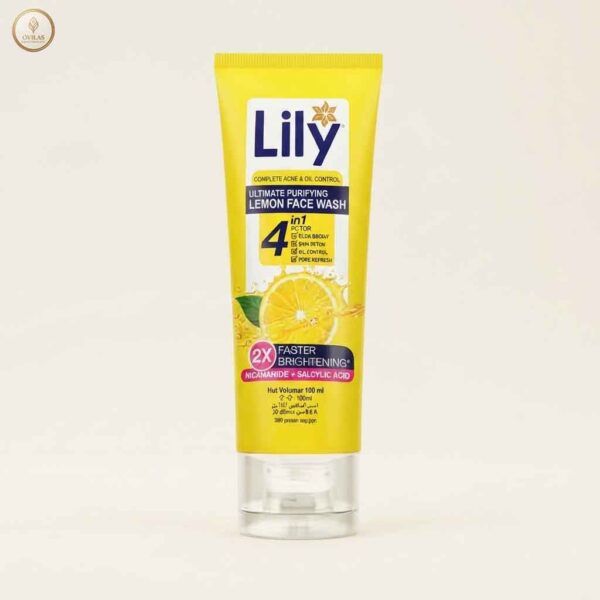 Lily Ultimate Purifying Lemon Face Wash (4 in 1) - 100ml