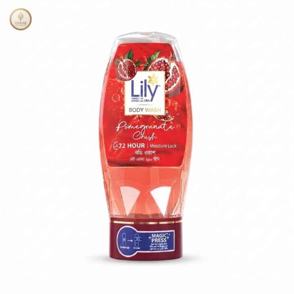 Lily Pomegranate Crush Body Wash (72 Hour Moisture Lock)