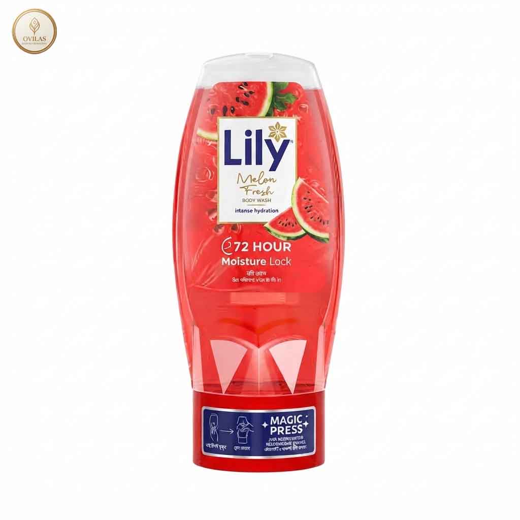 watermelon nody wash 4 Lily Melon Fresh Body Wash (72 Hour Moisture Lock & Intense Hydration) - Image 1