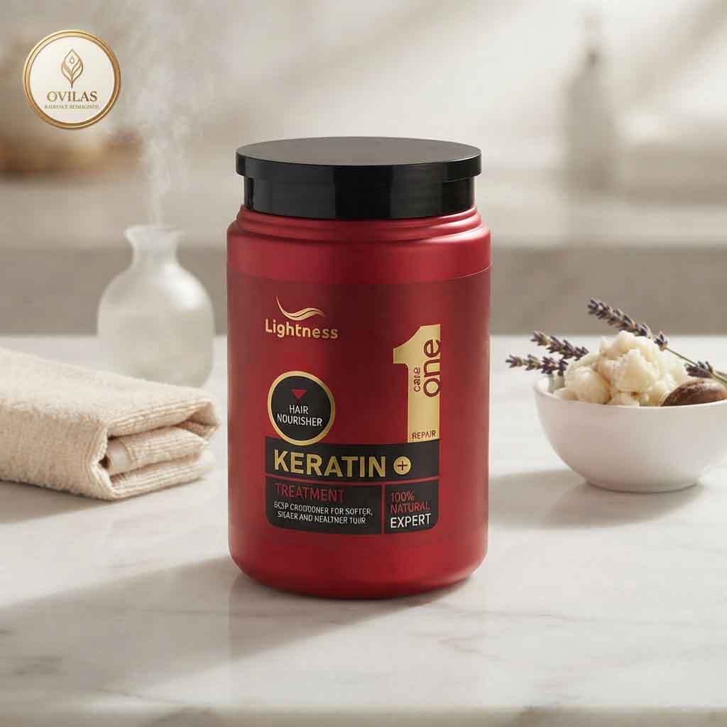 Keratin hair treatment (3) Lightness Keratin+ Hair Treatment Hair Mask - Image 1