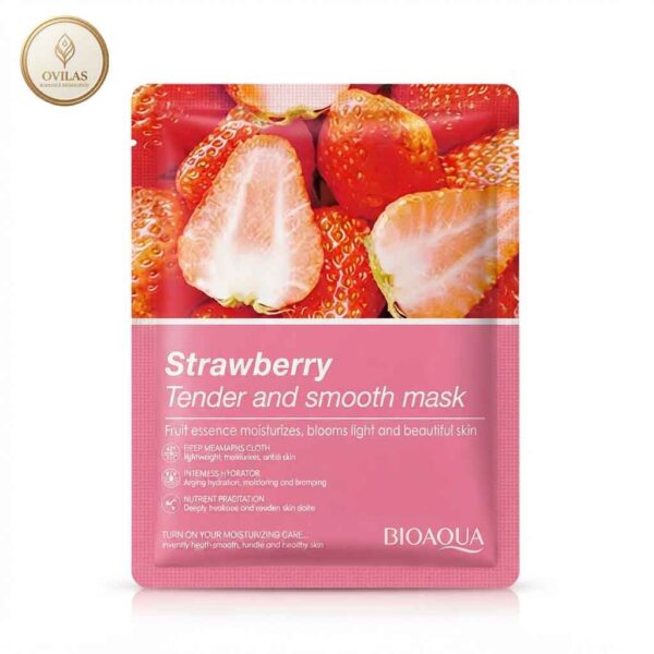 BIOAQUA Strawberry Tender and Smooth Sheet Mask 25g