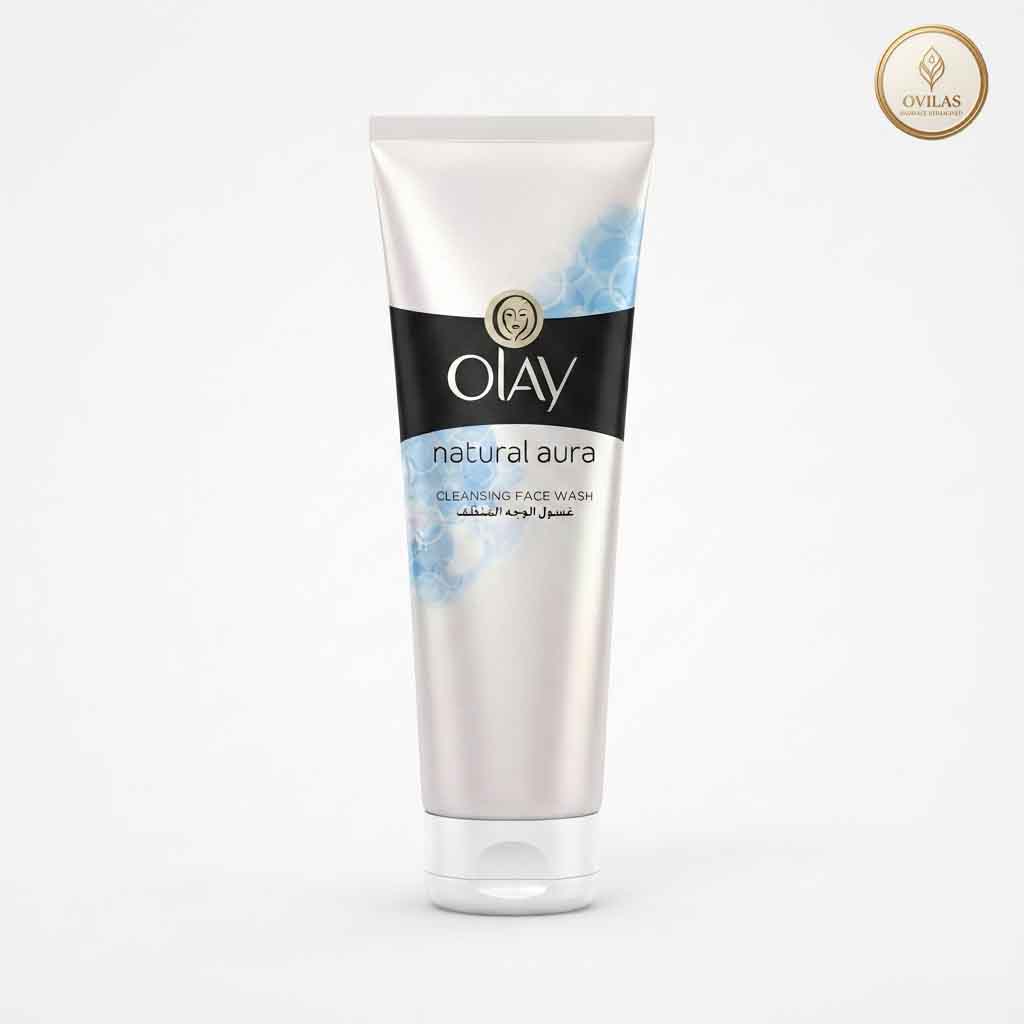 olay facewash (1) Olay Natural Aura Cleansing Face Wash - Image 1