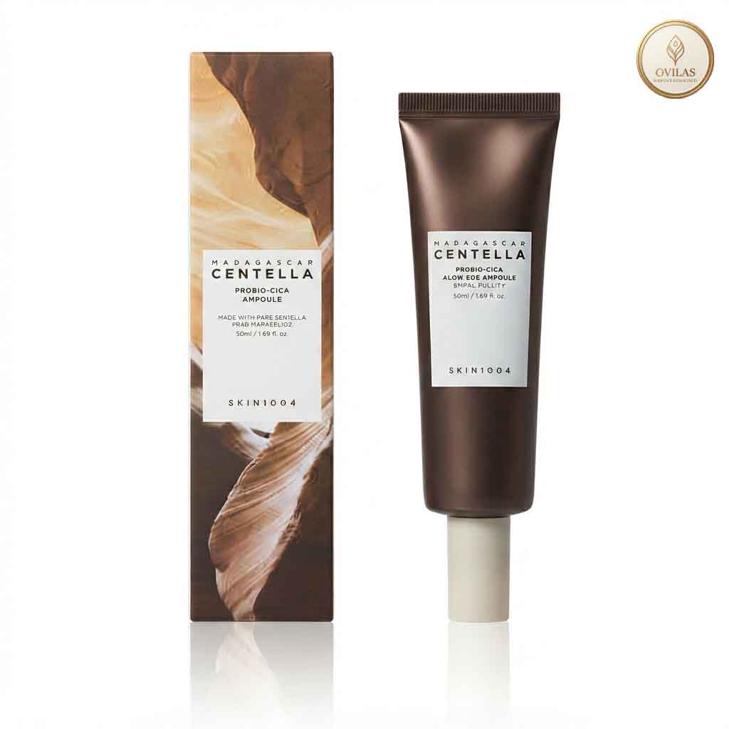 slin1004 sunscreen (1) SKIN1004 Madagascar Centella Probio-Cica Glow sun Ampoule 50ml - Image 1