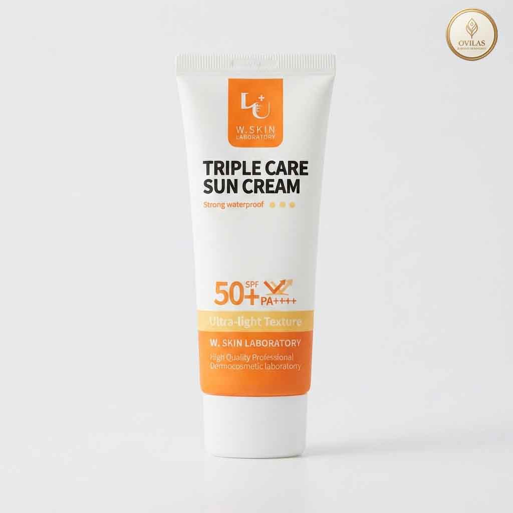 w.skin sunscreen (3) W.SKIN LAB Triple Care Sun Cream SPF50+ PA++++ 60ml - Image 1